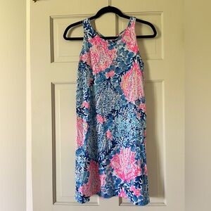 Lilly Pulitzer Women’s Sleeveless Short Dress Size XS Pima Cotton Beach Blue